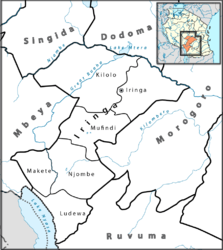 Distretto di Njombe – Mappa