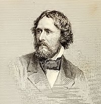 Engraving of John C. Frémont, showing a stern-faced man with thick hair and wearing a military uniform.