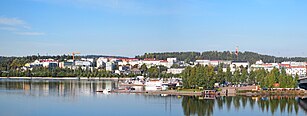 Blick auf Jyväskyläs Zentrum