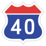 Expressway No.40 shield}}