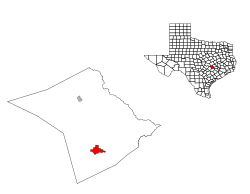 Location in Lee County in the state of Texas