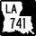 Louisiana Highway 741 marker