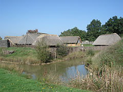 Maisons du château à motte.