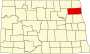 Walsh County map