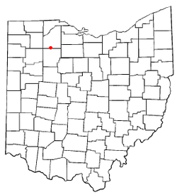 Location of North Baltimore, Ohio