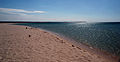 La plage d'Olenevka.