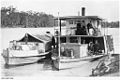 Image 3The Paddle Steamer P. S. Sapphire on the Murray River with a barge. (from Transport in South Australia)