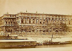 No. 62: the Palais d'Orsay shortly after it was burnt down by the Commune.