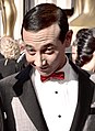 Paul Reubens as Pee-wee Herman wore a trademark red bow tie.