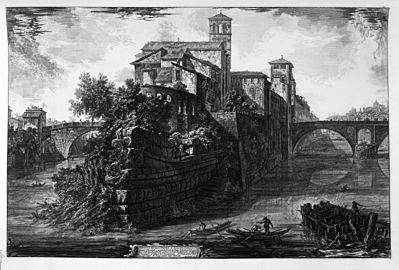 Gravura de Piranesi (século XVIII)