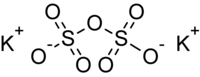 Image illustrative de l’article Pyrosulfate de potassium