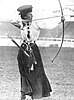 Queenie Newall at the 1908 Summer Olympics in London
