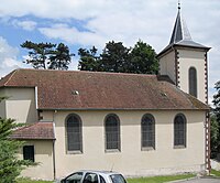 Église Saint-Laurent, côté ouest.