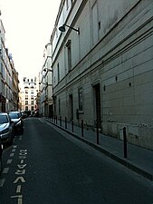 Rue de Chéroy en 2012.