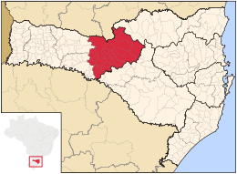 Joaçaba – Mappa