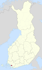 Lage von Sauvo in Finnland