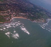 Aerial view of the Sekondi-Takoradi Shores.