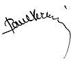 Signature de Paul Perrin