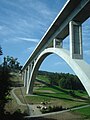 August: Die Truckentalbrücke im Landkreis Sonneberg