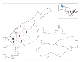 Distretto di Yuqori Chirchiq – Mappa