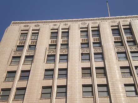 Moderne exterior of the Title Insurance Building at #416