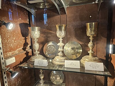 Liturgical objects in the cathedral treasury