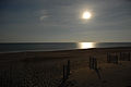 Strand bei Mondschein auf den Outer Banks