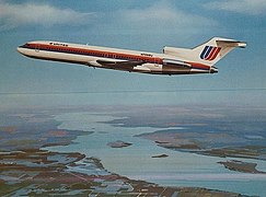 Un Boeing 727 de United.