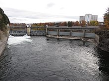 The Upper Falls Diversion Dam