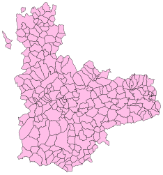 Provincia di Vallisoleto – Mappa