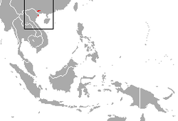 Distribución del langur cabeciblanco