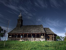 Wooden church in Sărmașu