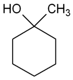 Strukturformel von 1-Methylcyclohexanol