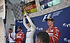 Le podium du Grand Prix de Russie 2017.