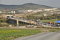 Blick auf die Saaletalbrücke und das Westportal