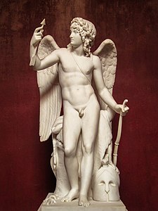 Cupid sculpture by Bertel Thorvaldsen