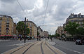 Ligne de tramway.