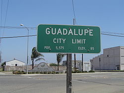 Southern City Limit of Guadalupe