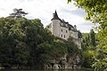 Château de la Treyne au-dessus de la Dordogne.