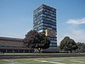 Main administration building at CU in Mexico City