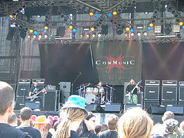 Communic performing at the Summer Breeze Open Air in 2007