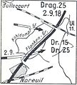 Dragoons before Noreuil 1918