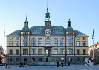 Stadshuset[30][31], Fristadstorget 86, Emil Befwe (1860-1939), 1897, nederländsk renässans