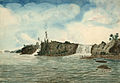Falls of the Rideau River, at the Ottawa River, 1826 by Thomas Burrowes