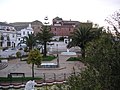 Vue panoramique de las Fuentes, au fond le Palais Ducal