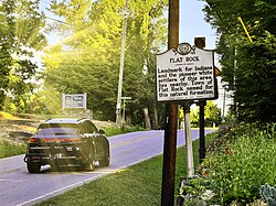 Historical marker on NC 225