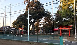 氷川神社と八幡神社