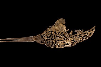 Silver hairpin of Tang Dynasty