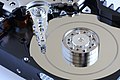 Image 12A head crash on a modern hard disk drive