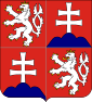 Middle coat of arms (1918–1938; 1945–1961 and 1990-1992) of Czechoslovakia